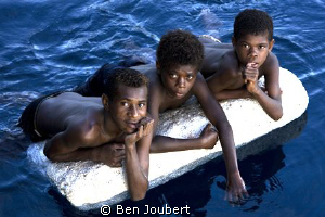 Rub-a-dub-dub, three boys on styrofoam... doesn't rhyme, ... by Ben Joubert 